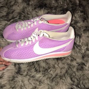 Pink and purple Nike Cortez!
